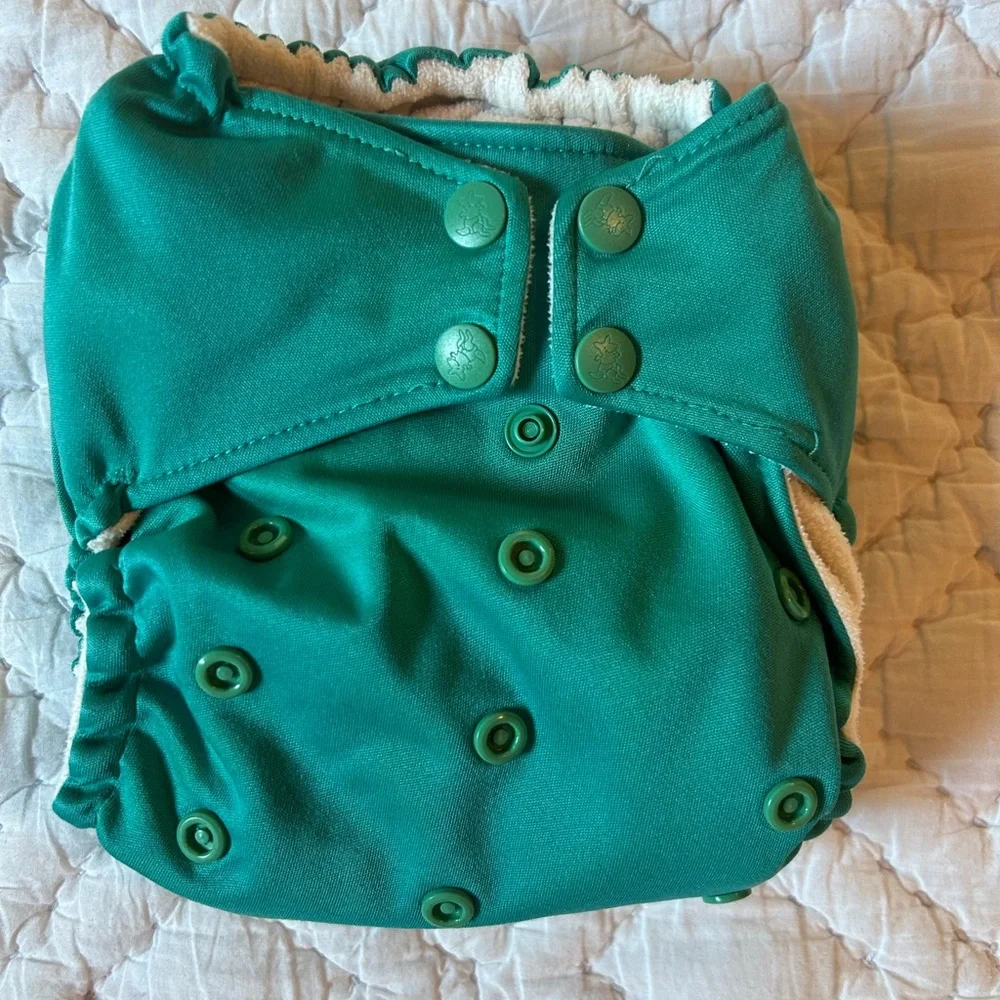Green Cloth pocket Diaper